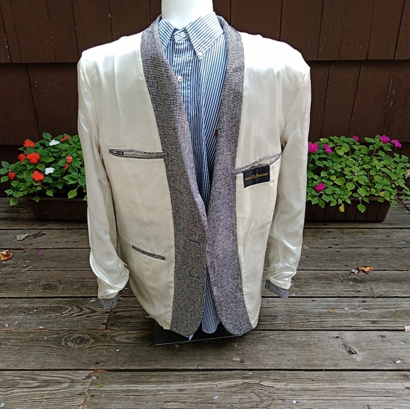 Aldo DiFirenze Men's Tweed Coat/Jacket - Picture 8 of 12